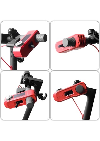 Siyah Stil Yeni Motosiklet Bisiklet Kavrama Kilidi Güvenlik Güvenlik Kilitleri Gidon Ahize M365 Elektrikli Scooter Kolu Moto Hırsızlığa Karşı Kilit Bisiklet (Yurt Dışından) modelleri