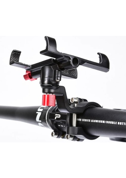 SJJ-299A Titanyum Stili Promend 360 Dönebilen Bisiklet Telefon Tutucu Evrensel Alüminyum Gidon Cep Telefonu Montaj Rafları Mtb Bisiklet Cep Telefonu Standı Klip (Yurt Dışından)