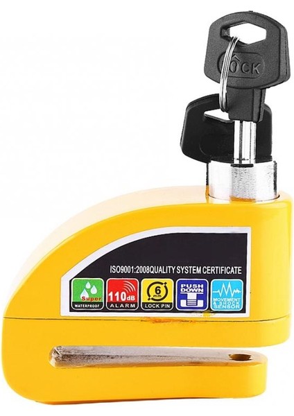 1 Stili Yazın Motosiklet Scooter Bisiklet Hırsızlığa Karşı Disk Fren Kilidi Güvenlik Alarm Sistemi E-Bisiklet Bisiklet Alarm Disk Fren Kilidi Bisiklet Parçaları (Yurt Dışından)