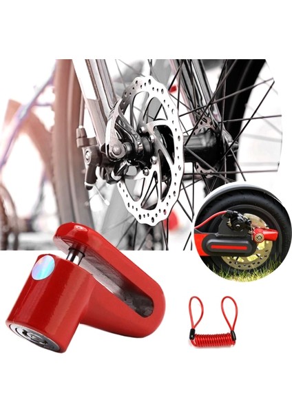 Sarı B Stili Elektrikli Scooter Kilidi Hırsızlığa Karşı Disk Frenler Bisiklet ve Kaykay Tekerlekleri Için Kilidi (Yurt Dışından) fiyatları