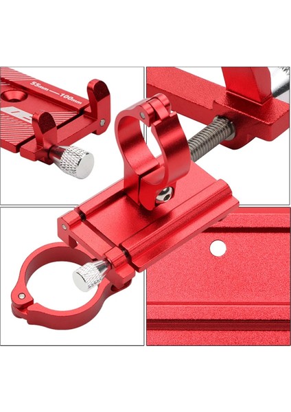 Gub P10 Kırmızı Stil Gub G81 G Bisiklet Telefon Tutucu Cihaz Bisiklet Telefon Standı Scooter Moto Dağı Gidon Klipsi (Yurt Dışından) fırsatları