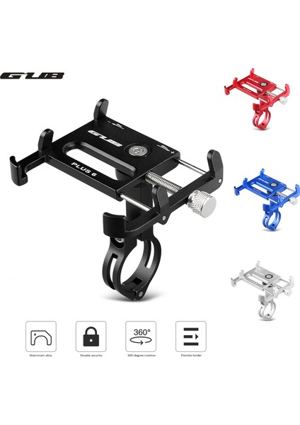 G81 Kırmızı Stil Gub Alüminyum Bisiklet Telefon Tutucu Ayarlanabilir Bisiklet Tutucu 3.5 Ila 7 Ione 360 ​​° Dönebilen Scooter Motosiklet Montaj Desteği (Yurt Dışından) fiyatları