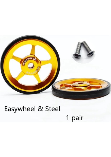 Ez Altın Tarzı Litepro Katlanır Bisiklet Uzatma Çubuğu Blok Brompton Bisiklet Aksesuarları Için Teleskopik Çubuk Kolay Tekerlek Ultralight 82G (Yurt Dışından)
