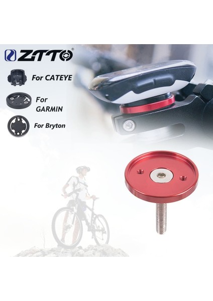 Siyah Stil Ztto Bisiklet Parçaları Mtb Yol Bisikleti Bilgisayar Tutucu Kök Üst Kap Bisiklet Kronometre Gps Ultralight Dağı (Yurt Dışından)