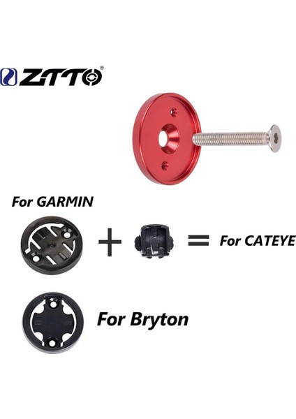 Siyah Stil Ztto Bisiklet Parçaları Mtb Yol Bisikleti Bilgisayar Tutucu Kök Üst Kap Bisiklet Kronometre Gps Ultralight Dağı (Yurt Dışından)