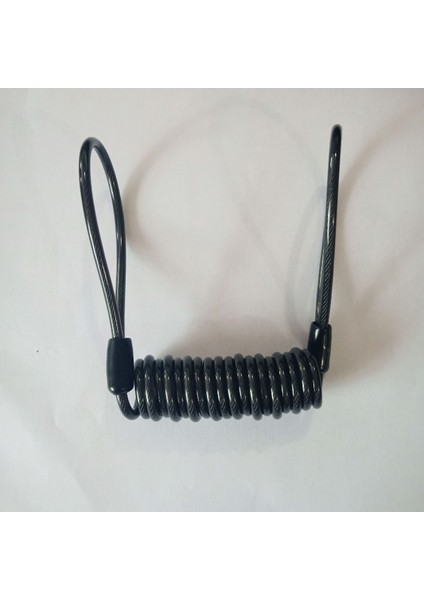 Siyah Stil Disk Frenler Tekerlek Hırsızlığa Karşı Bisiklet Bisiklet Kilidi Taşınabilir Çelik Tel Kablo Bobin Döngüsü Mtb Bisiklet Güvenlik Kilidi ile 2 Anahtar (Yurt Dışından)