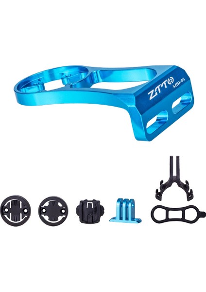 Mavi Stil Mtb Bisiklet Kilometre Gövde Montaj Tutucu Bisiklet Kronometre Tutucu Bisiklet Bilgisayarı Garmin Bryton Cateye Için Uzatma Braketi (Yurt Dışından)