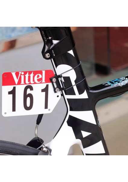 Iroman Tarzı Plaka Sılverock Alaşım Yarış Numarası Plaka Montajlı Yol Bisikleti Triatlon Özel Kart Braketi Fit Düz Aero Seatpost Vittel Çıkartmaları (Yurt Dışından) fırsatları