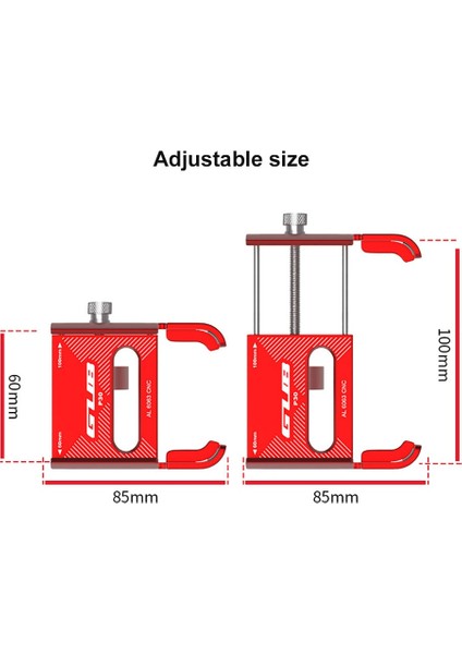 P30 - Kırmızı Stil Gub Alüminyum Bisiklet Telefon Tutucu Bisiklet Mobil Cep Telefonu Suporte Motosiklet Gidon Klip iPhone Samsung Xiaomi Huawei Için Standı (Yurt Dışından)