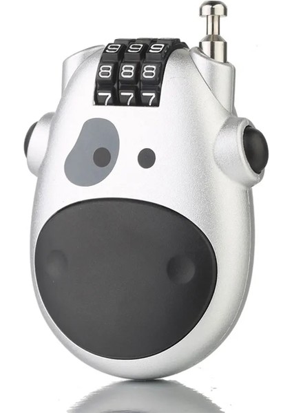 Beyaz Stil Teleskopik Halat Şifreli Kilitler Bagaj Şifre Asma Kilit Seyahat Çantası Bisiklet Kablosu Güvenlik Güvenlik Kablosu Rakam Hırsızlığa Karşı Kilit (Yurt Dışından)