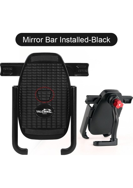 Ayna Çubuğu Tip 1 Stili Bisiklet Telefon Tutacağı Ayarlanabilir Motosiklet Akıllı Telefon Montaj Tutacağı Mtb Cep Telefonu Desteği Yol Bisikleti Gidon Raf Standı (Yurt Dışından)
