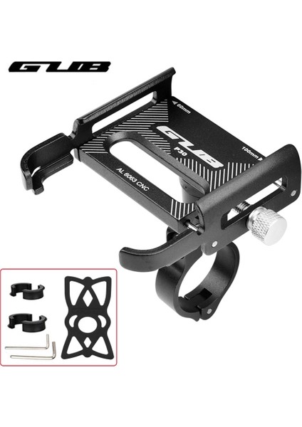P20 Siyah Gümüş Stili Gub Alüminyum Bisiklet Telefon Tutucu 3.5 "ila 7.5" Telefon Bisiklet Standı Scooter Motosiklet Montaj Desteği Gidon cl (Yurt Dışından) fiyatları