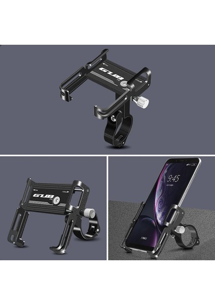 Gümüş Tarzı Gub P10 Bisiklet Telefon Tutucu Braketi Alüminyum Alaşımlı Motosiklet Bisiklet Standı Montaj Desteği Gidon Klipsi mm (Yurt Dışından) modelleri