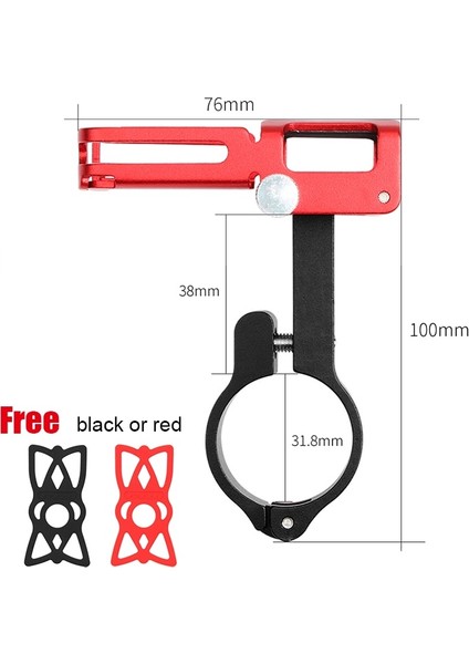 Siyah Kırmızı Stil Hssee Resmi Otantik Bisiklet Telefon Tutucu C Katı Alüminyum Alaşımlı Elektrikli Scooter Telefon Tutucu Motosiklet Bisiklet Aksesuarları (Yurt Dışından) indirimleri