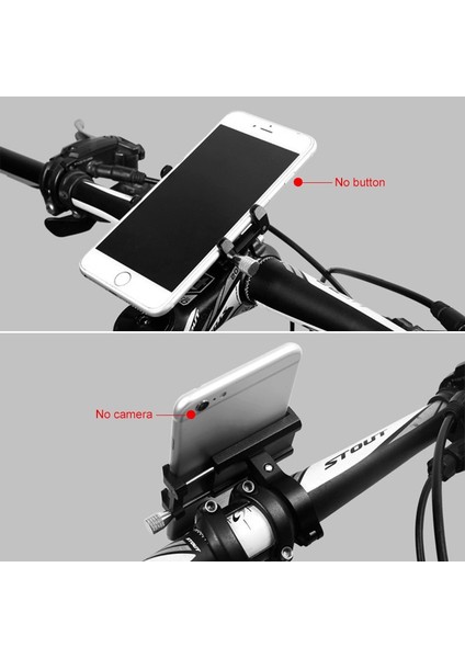 No.2 Tarzı Alüminyum Bisiklet Telefon Tutucu Sarsıntı Önleyici Akıllı Telefon Ayarlanabilir Destek Dış Mekan Bisiklet Telefon Tutucu Desteği Gps Navigasyon Tutucu (Yurt Dışından) modelleri