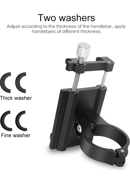 No.2 Tarzı Alüminyum Bisiklet Telefon Tutucu Sarsıntı Önleyici Akıllı Telefon Ayarlanabilir Destek Dış Mekan Bisiklet Telefon Tutucu Desteği Gps Navigasyon Tutucu (Yurt Dışından) indirimleri