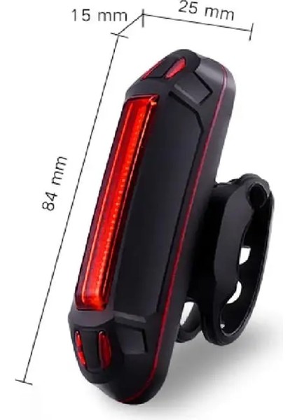 Dönebilen Kırmızı-Mavi Tarzı Bisiklet Arka Lambaları USB Şarj Edilebilir Bisiklet Işığı Güvenlik Uyarı Kuyruk Işığı Işığı Dağ Bisikleti Su Geçirmez Arka Lambalar Dayanıklı (Yurt Dışından) indirimleri