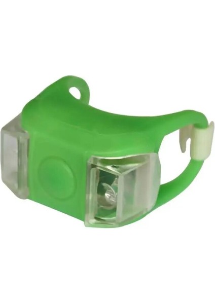 Beyaz-Beyaz Işık Stili Mini Brillant Su Geçirmez Silikon Bisiklet Bisiklet Bisiklete Binme Uyarı Işığı LED Ön Işık Arka Kuyruk Lambası Renkli Işık (Yurt Dışından) fiyatları