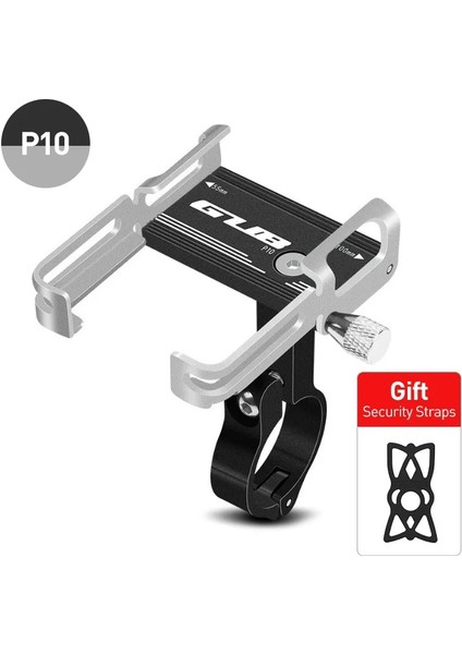 P10 Siyah Gümüş Stili Gub G81 G-81 Alüminyum Bisiklet Telefon Tutucu Martphone Için Ayarlanabilir Destek Gps Bisiklet Telefon Standı Montaj Braketi (Yurt Dışından)