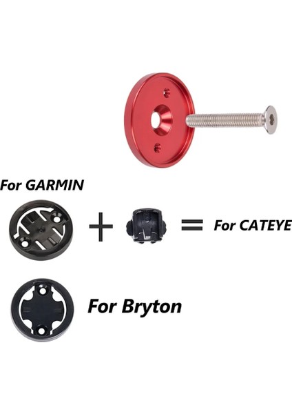 Kırmızı Stil Bisiklet Bilgisayar Tutucu Bisiklet Kök Üst Kapağı Gps Kronometre Garmin Bryton R310 R530 Için Montaj Braketi (Yurt Dışından) fırsatları