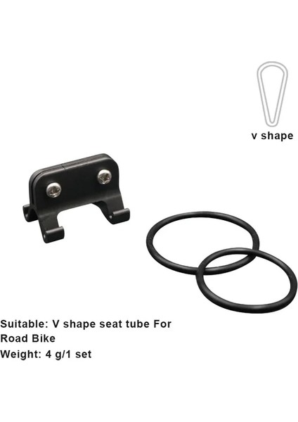 V Şekli Stili Mtb Bisiklet Triatlon Yarış Plaka Montaj Tutucu Bisiklet Tutucu Plaka Aero Seatpost Bisiklet Plaka Numara Tutucu Kartları Braketi (Yurt Dışından)