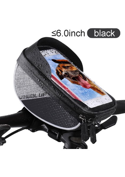 B009E-SIYAH Stil Bisiklet Motosiklet Telefon Tutacağı Su Geçirmez Kılıf Bisiklet Telefonu Çantası iPhone Samsung Mobil Için Stand Desteği Telefon Tutacağı Kapak (Yurt Dışından)