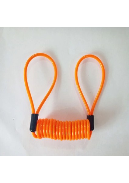 Turuncu Tarzı Disk Frenler Tekerlek Kilidi Taşınabilir Hırsızlığa Karşı Kilit Çelik Tel Bisiklet Scooter Aksesuarları Için Elektrikli Kaykay (Yurt Dışından)