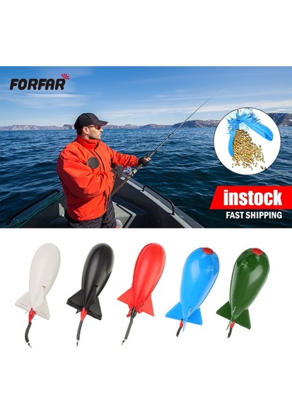 14.5mm Kırmızı Stil Yem Atıcı Balıkçılık Spomb Roketler Spod Balık Takımı Besleyiciler Pelet Roket Besleyici Şamandıra Yem Tutucu Maker Mücadele Aracı Aksesuarları (Yurt Dışından) fiyatları