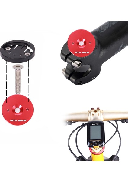Kırmızı Stil Bisiklet Bisiklet Bilgisayar Tutucu Kök Üst Kapak Bisiklet Kronometre Gps Kilometre Garmin Bryton Cateye Için Montaj Braketi (Yurt Dışından) fiyatları