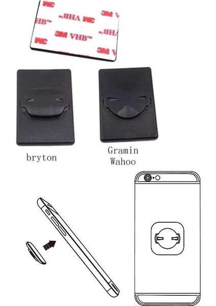 Garmin Wahoo Stili Için 3m Evrensel Adaptör Mtb Yol Bisikleti Bisiklet Bilgisayar Montajı Garmin Bryton Wahoo Için Genişletilmiş Telefon Koltuk Tutucu Bisiklet Aksesuarı (Yurt Dışından) modelleri