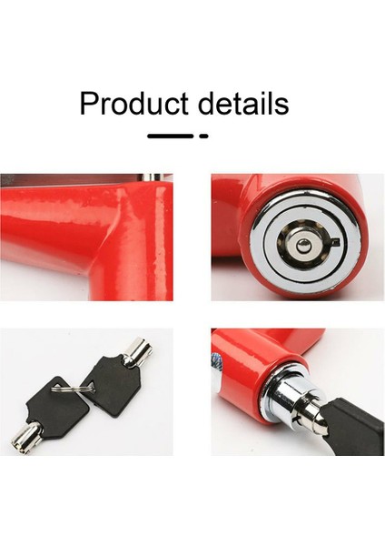 Kırmızı Stil Hırsızlık Önleyici Fren Diski Disk Rotor Emniyet Kilidi 7mm Motosiklet Scooter Bisiklet Için Çelik Dağ Yolu Fren Diski Fren Tekerlek Kilidi (Yurt Dışından) modelleri