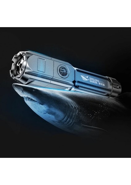 B Tarzı Stil USB Şarj Edilebilir El Feneri Güçlü Işık Yakınlaştırma Vurgulama Taktik El Feneri Meşaleler Dış Mekan Taşınabilir Aydınlatma LED Gece Işıkları (Yurt Dışından)