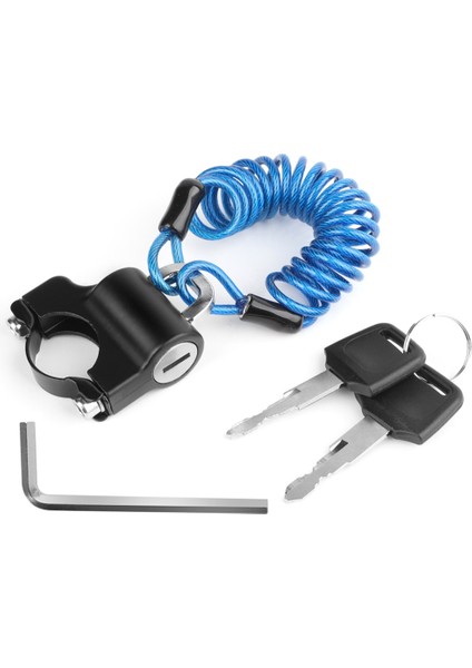 No.3 Tarzı Evrensel Bisiklet Hırsızlığa Karşı Kask Güvenlik Kilidi W Kırmızı Hatırlatma Halat Seti Motosiklet Gidon Kilidi Dağ Bisikleti Kilitleri (Yurt Dışından)