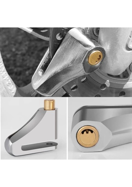Gümüş Tarzı Motosiklet Kilidi Güvenlik Hırsızlık Önleme Bisiklet Motosiklet Motosiklet Disk Fren Kilidi Scooter Güvenliği Için Hırsızlık Koruması (Yurt Dışından) modelleri