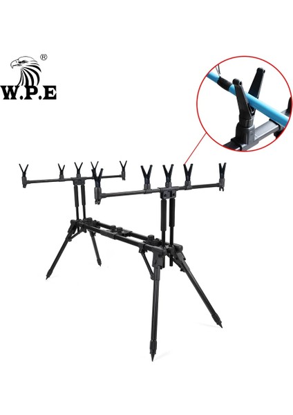 Wpe Lot Sazan Olta Dinlenme Kafası Olta Pod Tutucu Braket Kafası V Şekli Kutup Standı Tutucu Sazan Olta Takımı (Yurt Dışından)
