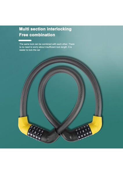 Siyah 17,2X570MM Stili Bisiklet Kilidi Çinko Alaşımlı 5 Haneli Kod Şifreli Kilit Bisiklet Güvenlik Asma Kilit Bisiklet Ekipmanları Mtb Hırsızlığa Karşı Cihaz (Yurt Dışından) indirimleri
