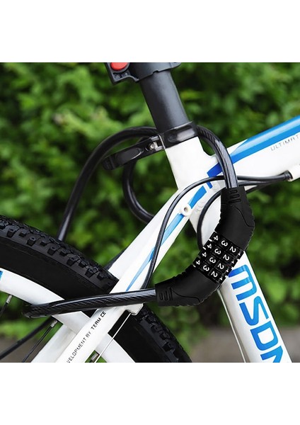 Turuncu Bir Stil Bisiklet Kilidi 4 Haneli Kod Kombinasyonu Tougm Bisiklet Bisiklet Güvenlik Kilidi Bisiklet Ekipmanları Mtb Hırsızlık Kilidi (Yurt Dışından) fırsatları
