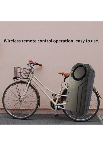 Siyah Stil 113DB Yüksek Sesli Kablosuz Bisiklet Hırsızlık Alarmı Su Geçirmez Kapı Pencere Titreşimli Alarm Akıllı Uzaktan Kumanda Alarm Sensörü (Yurt Dışından) fiyatları