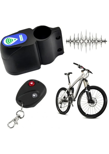 Siyah Stil Hırsızlığa Karşı Bisiklet Güvenlik Alarmı Kablosuz Uzaktan Kumanda Uyarıcısı Arka Lambaları Kilidi Bisiklet Için Su Geçirmez Lamba Aksesuarları Ekipmanı (Yurt Dışından) modelleri