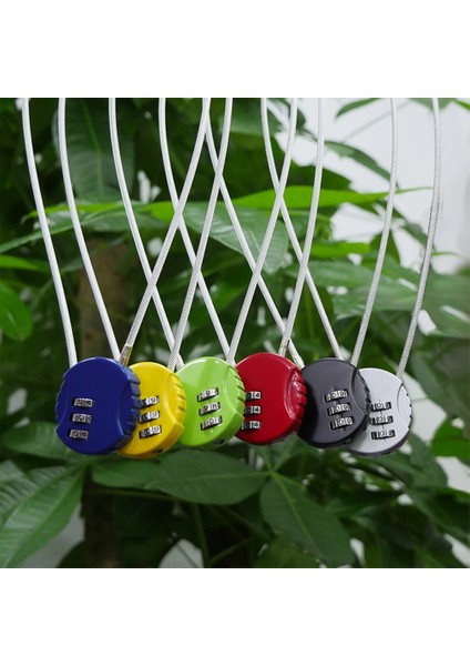 Beyaz Stil Üçlü Araba Bisiklet Motosiklet Için Şifreli Kilit, Kask Için Hırsızlığa Karşı Şifre Kilidi, 3 Haneli Şifreli Seyahat Şifre Kilidi (Yurt Dışından) modelleri