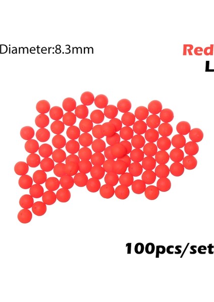 Kırmızı 8.3mm Tarzı Eps Malzeme Köpük Şamandıralar Bilyalı Fasulye Şekilli Teçhizat Malzemesi Balıkçılık Şamandıraları Boncuk Tıpalar Balıkçılık Aksesuar Aletleri (Yurt Dışından)