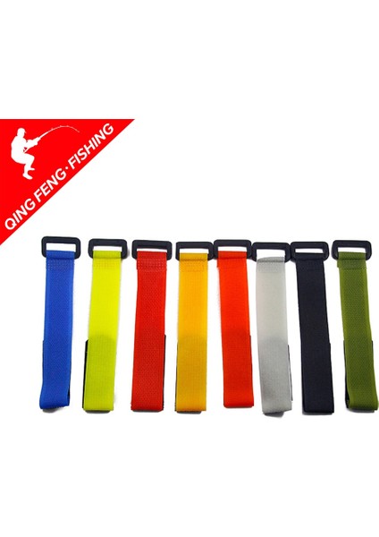 Rastgele Renk Stili Lot Yeniden Kullanılabilir Olta Kravat Tutucu Askı Jartiyer Raptiye Kanca Döngü Kablo Kordon Bağları Kemer Balıkçılık Aksesuarları (Yurt Dışından)