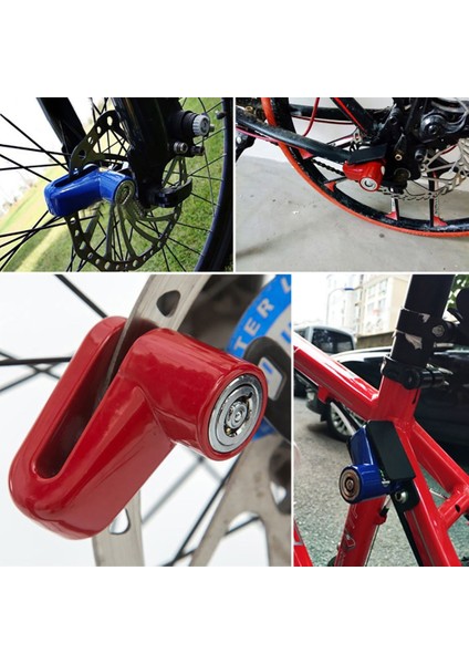 Siyah Stil Güvenlik Hırsızlığa Karşı Motosiklet Mtb Bisiklet Bisiklet Scooter Tekerlek Disk Fren Kilidi (Yurt Dışından) fırsatları