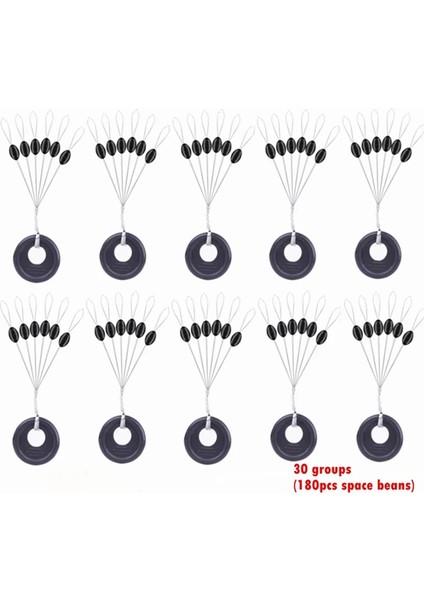 30 Grup L Tarzı Grup Seti Yüksek Li Kauçuk Uzay Fasulye Balıkçılık Dişli Deniz Sazan Sinek Balıkçılık Siyah Kauçuk Oval Stoper Bobber Şamandıra (Yurt Dışından) fiyatları