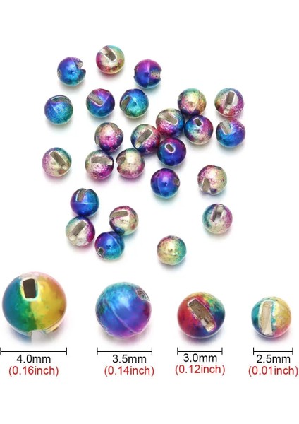 Turuncu - 4.0mm Stili Lot Oluklu Boncuk Fly Bağlama Malzemesi Tungsten Boncuklar Tungsten Alaşım Yeni Güzel Tasarımlı Balıkçılık Aksesuarları Yüksek (Yurt Dışından)