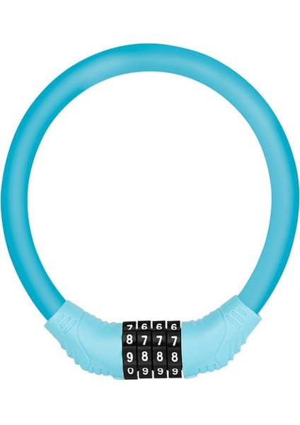 Mavi Stil 3@# Dağ Bisikleti Hırsızlığa Karşı Kod Kilidi Taşınabilir Elektrikli Bisiklet Pil Motosiklet Kod Kilidi Sabit Bisiklet Halkası Kod Kilidi (Yurt Dışından)