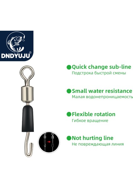 Boyut M 30PCS Tarzı Dndyuju Pcslot Balıkçılık Rulman Fırdöndüler Yapış Bilyalı Rulman Döner Katı Yüzükler Balıkçılık Konnektörü Okyanus Tekne Balıkçılık Kancası (Yurt Dışından)