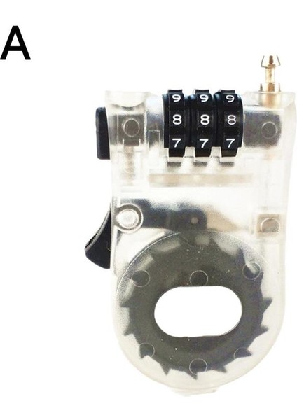 Beyaz Stil 1 Adet Teleskopik Kablo Kilidi Geri Çekilebilir Hırsızlığa Karşı Bisiklet Rakamlı Scooter Mtb Güvenlik Şifreli Bisiklet Yol Ekipmanları Kilidi Bicy W2J6 (Yurt Dışından)