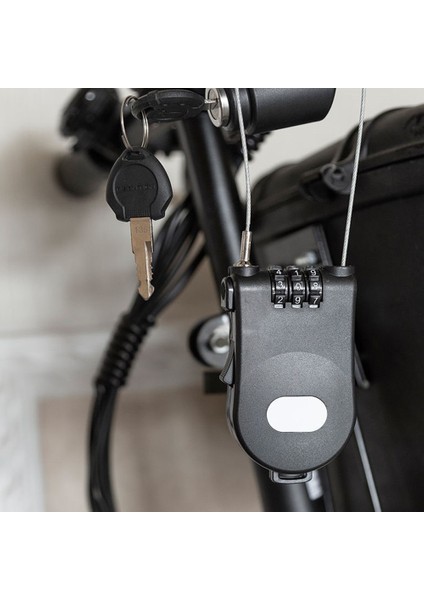 No.1 Tarzı Mini Bisiklet Kablosu Geri Çekilebilir Hırsızlığa Karşı Bisiklet Bisiklet Scooter 3 Haneli Şifreli Güvenlik Kilidi Mtb Yol Bisikleti Ekipmanları (Yurt Dışından) indirimleri