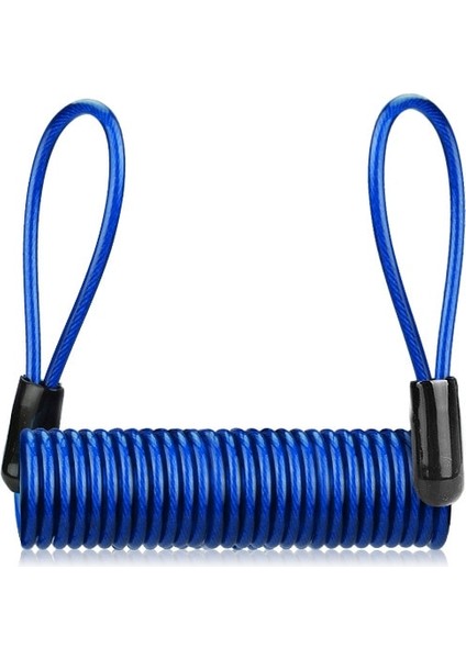 Mavi Hatırlatıcı Ip Stili Hırsızlığa Karşı Kilit Bisiklet Scooter Disk Fren Kilidi Tekerlekler Disk Frenler Kilit Hatırlatma Çelik Kablo Motosiklet Bisiklet Hırsızlığı Koruması (Yurt Dışından)